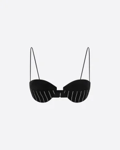 Bra Top in Crystal Velvet