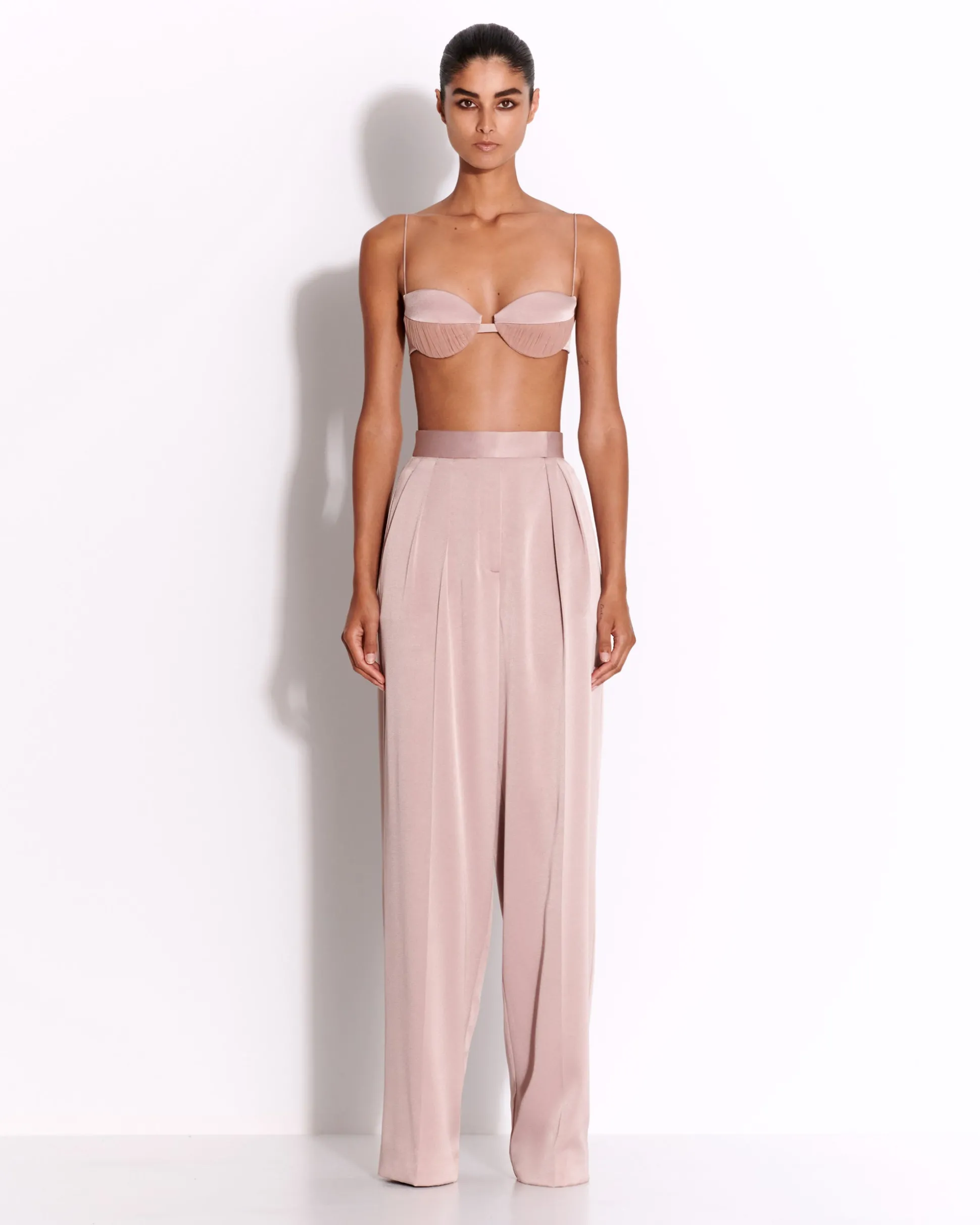 Bra Top in Satin Crepe