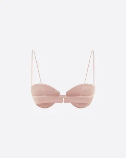 Bra Top in Satin Crepe