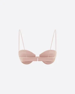 Bra Top in Satin Crepe