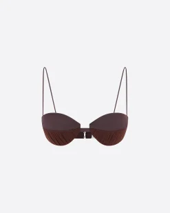 Bra Top in Satin Crepe