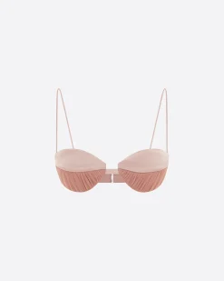 Bra Top in Satin Crepe