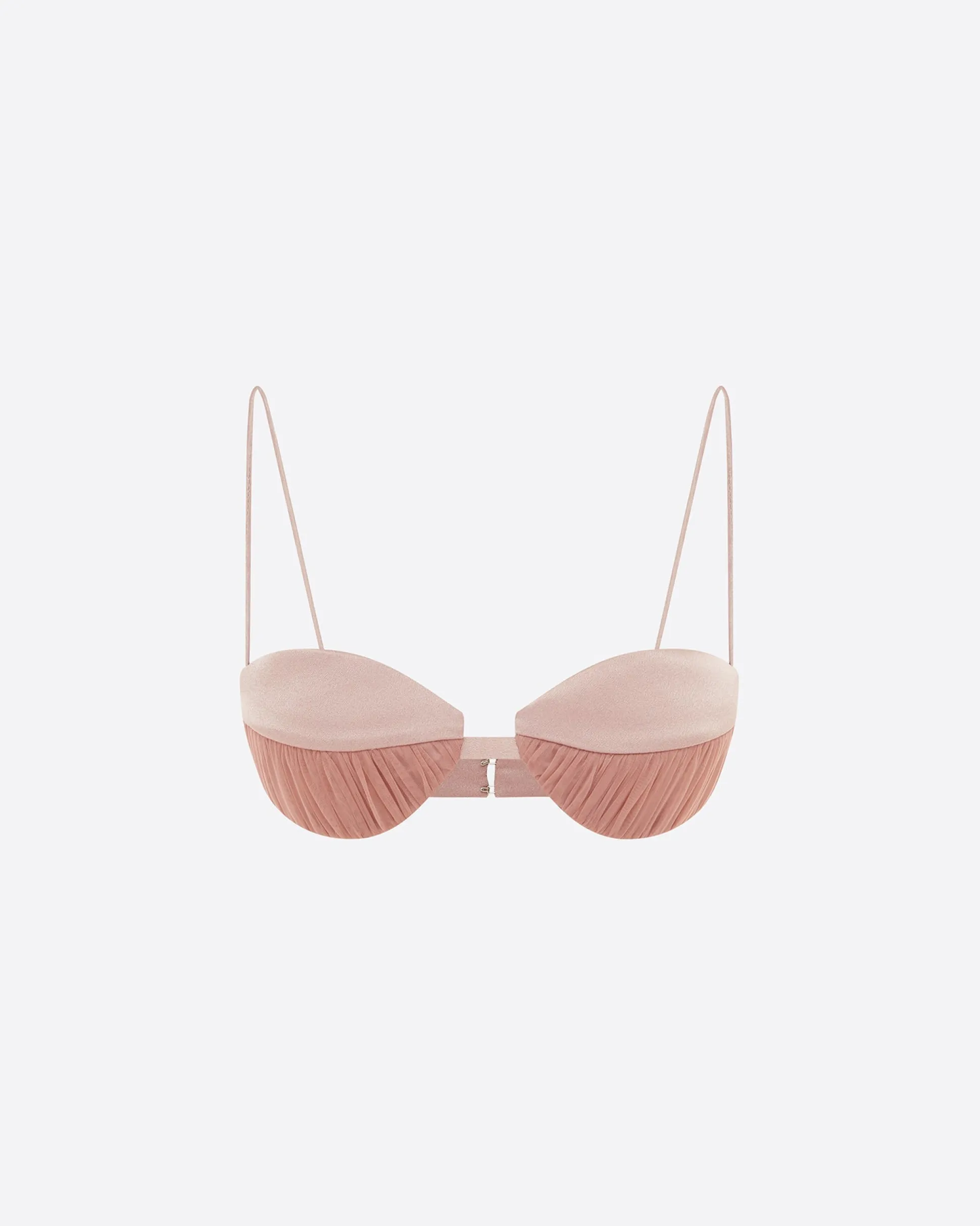 Bra Top in Satin Crepe