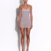Corset Mini Dress in Stretch Mesh