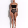 Corset Top in Stretch Mesh