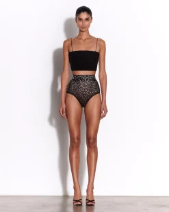 Corset Top in Stretch Mesh