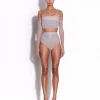 Corset Top in Stretch Mesh