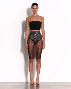 Corset Top in Stretch Mesh