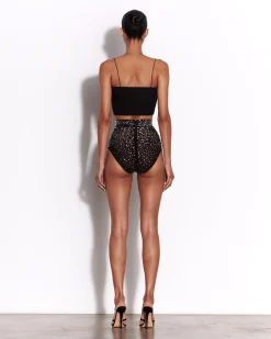 Corset Top in Stretch Mesh