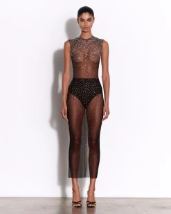 Crew Column in Crystal Mesh