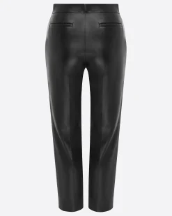 Crop Trouser in Leather