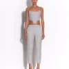 Crop Trouser in Wool Suiting