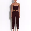 Crop Trouser in Wool Suiting