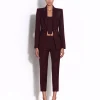 Crop Trouser in Wool Suiting