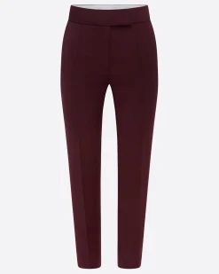 Crop Trouser in Wool Suiting