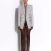 Double Breasted Oversized Blazer in Wool Suiting