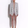 Double Breasted Oversized Blazer in Wool Suiting
