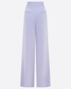 Double Pleat Trouser in Satin Crepe