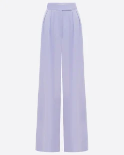 Double Pleat Trouser in Satin Crepe