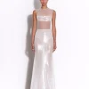 Drape Gown in Fine Mesh and Sequin
