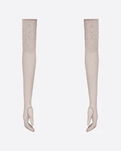 Gloves in Crystal Mesh