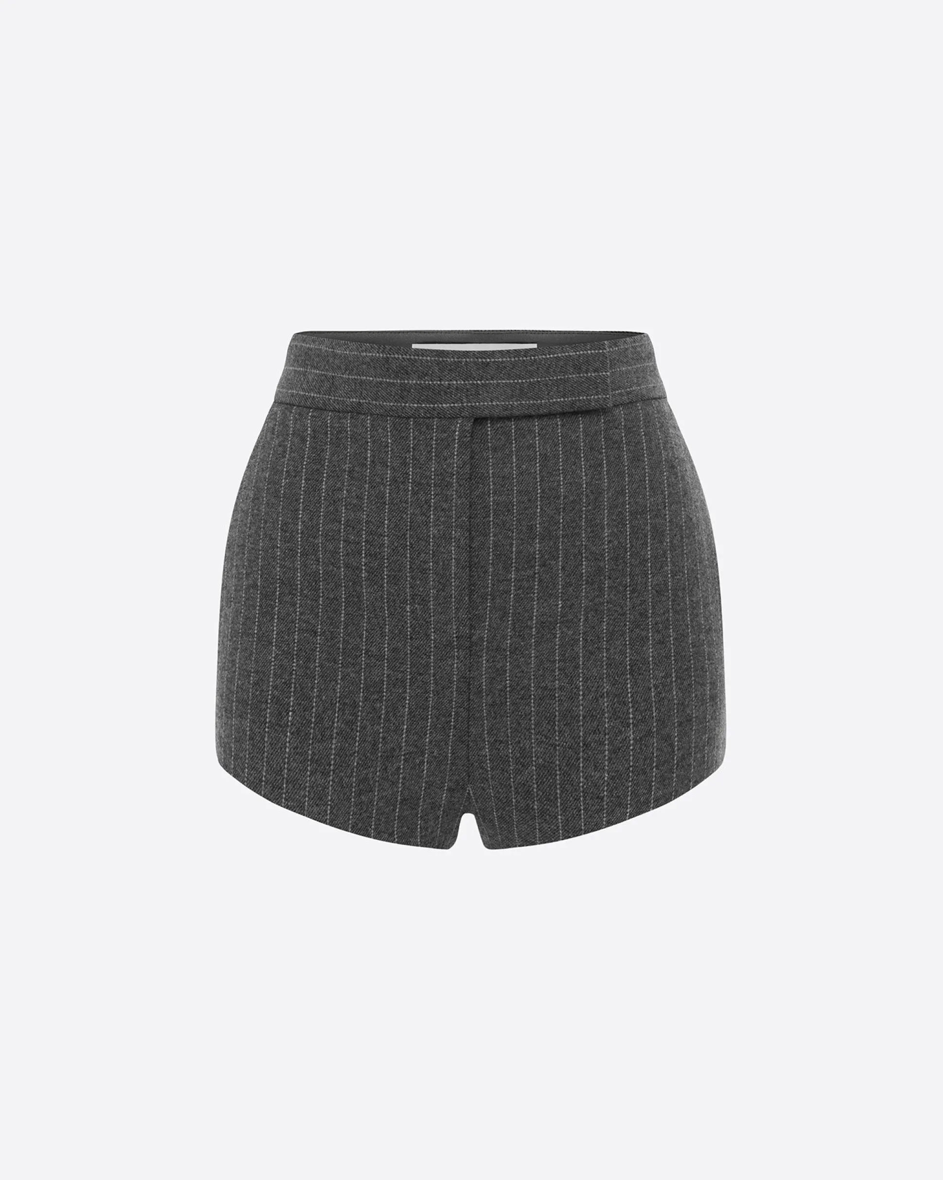 Hot Pant in Wool Pinstripe