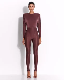 Long Sleeve Catsuit in Jersey
