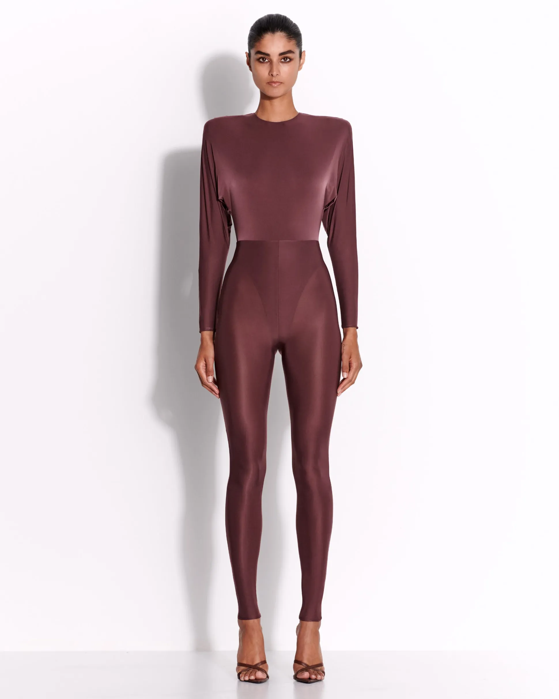 Long Sleeve Catsuit in Jersey