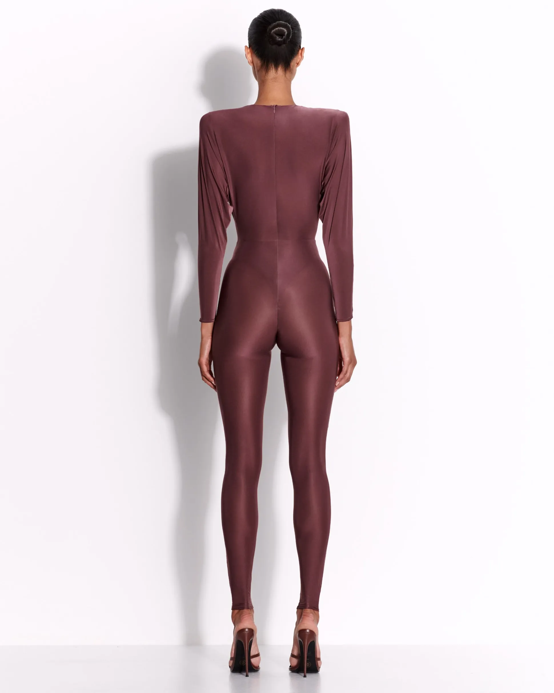 Long Sleeve Catsuit in Jersey
