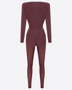 Long Sleeve Catsuit in Jersey