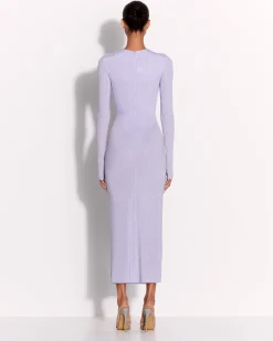 Long Sleeve Dress in Crystal Jersey