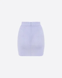 Mini Skirt in Crystal Jersey