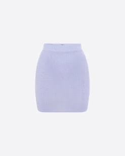 Mini Skirt in Crystal Jersey