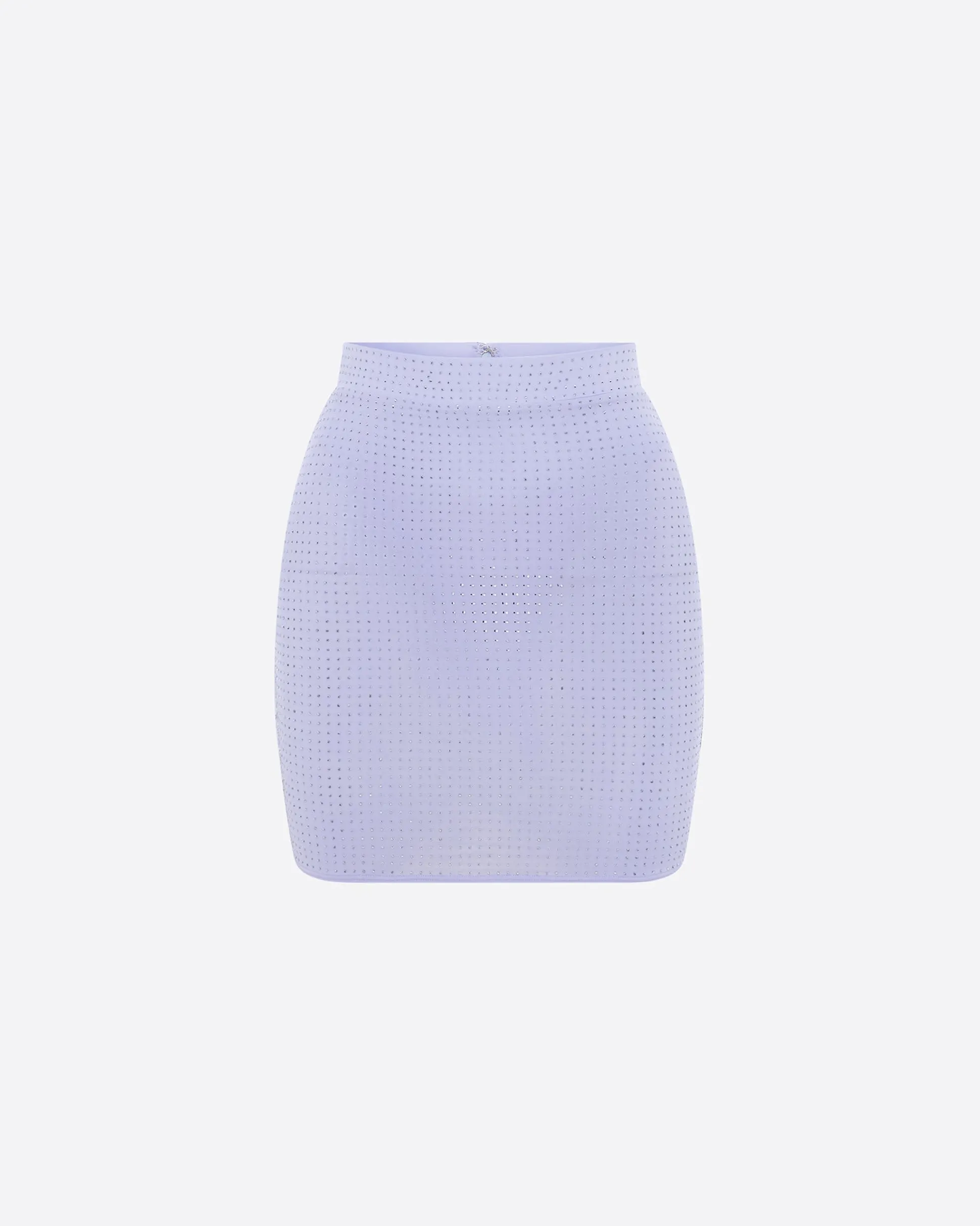 Mini Skirt in Crystal Jersey