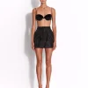 Mini Skirt in Crystal Velvet