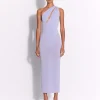 One Shoulder Dress in Crepe Jersey