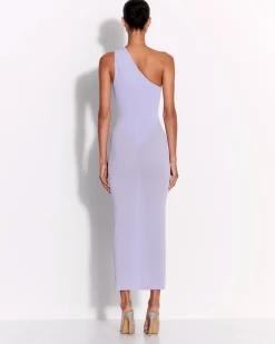 One Shoulder Dress in Crepe Jersey