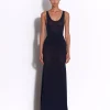 Scoop Wrap Gown in Crepe Jersey