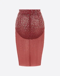 Skirt in Crystal Mesh