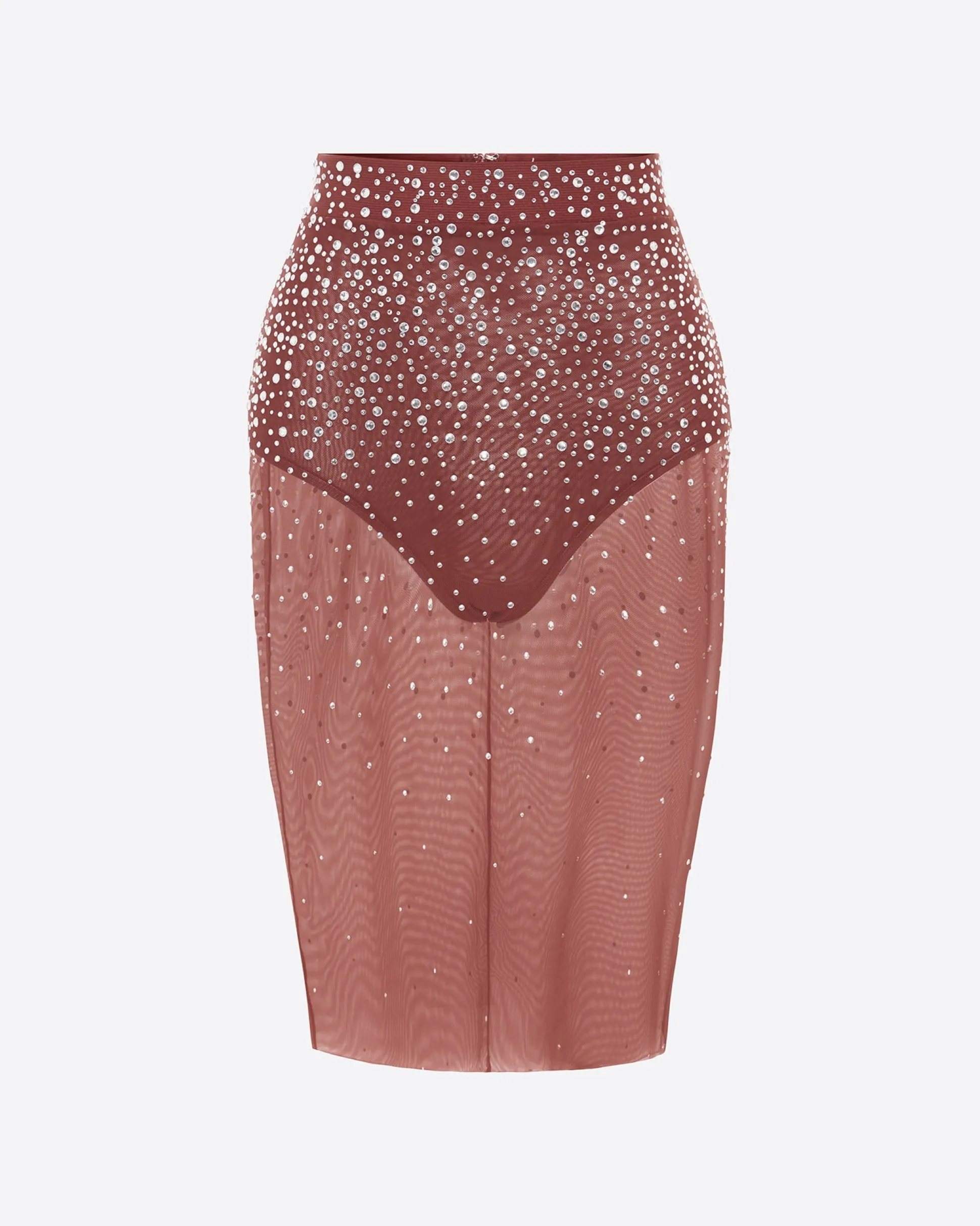 Skirt in Crystal Mesh