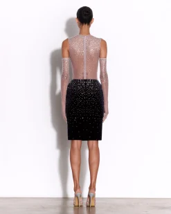 Skirt in Crystal Velvet