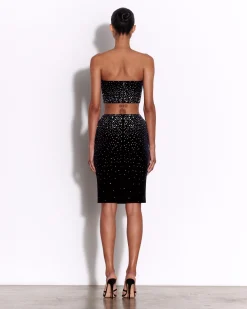Skirt in Crystal Velvet