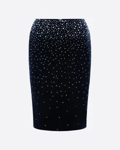 Skirt in Crystal Velvet
