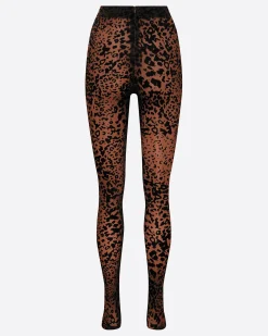 Stocking in Leopard Burnout