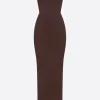 Strapless Dress in Crepe Jersey