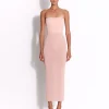 Strapless Dress in Crepe Jersey