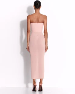 Strapless Dress in Crepe Jersey