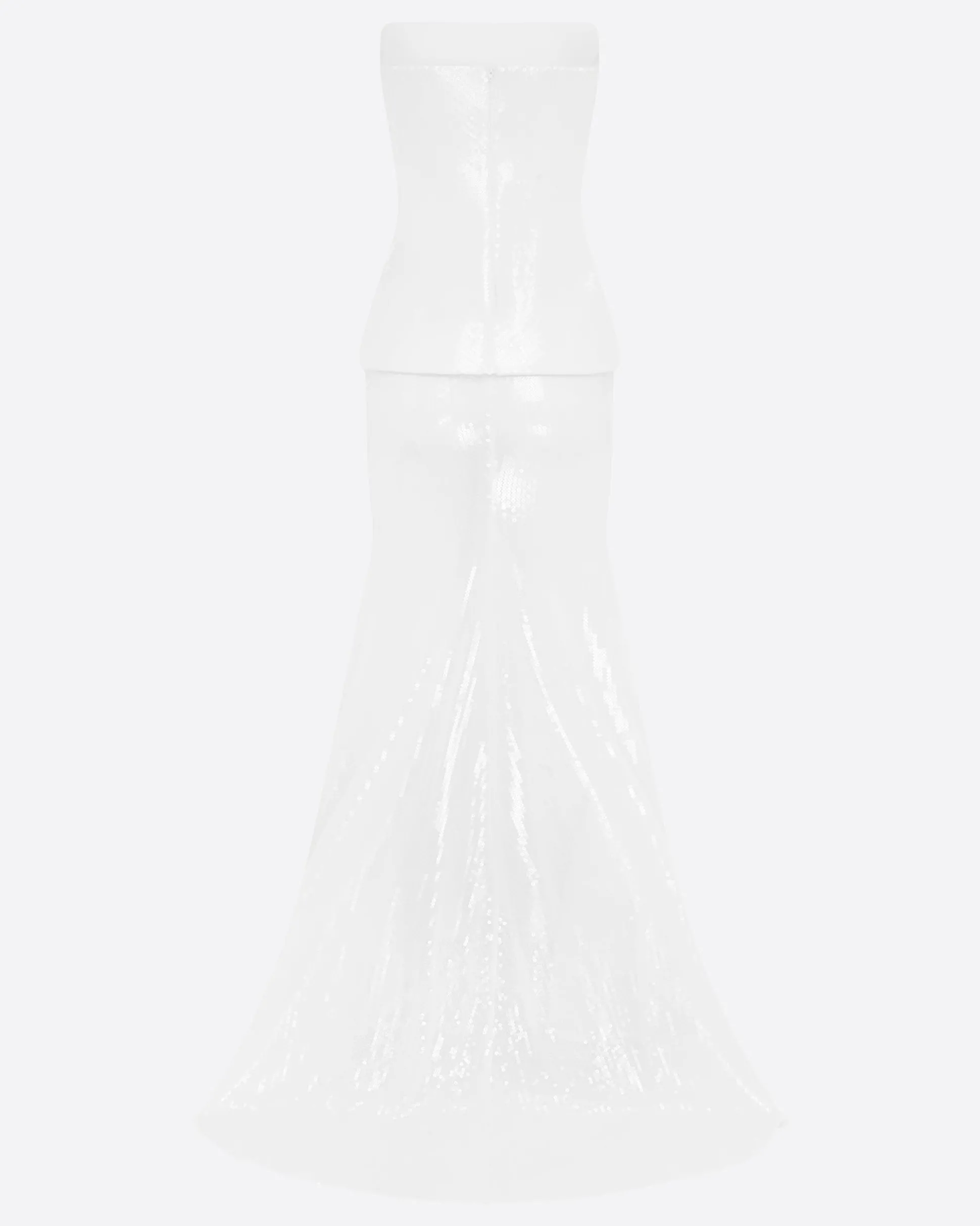 Strapless Longline Corset Gown in Sequin