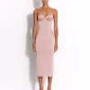 Sweetheart Dress in Satin Crepe