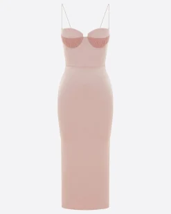 Sweetheart Dress in Satin Crepe